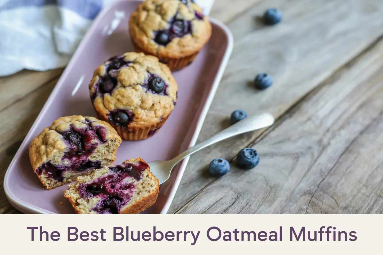 Blueberry Oatmeal Muffins Recipe