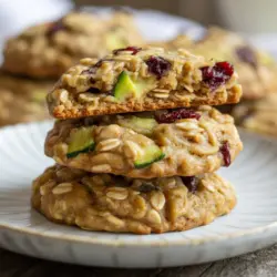 Healthy Zucchini Oatmeal Cookies Recipe