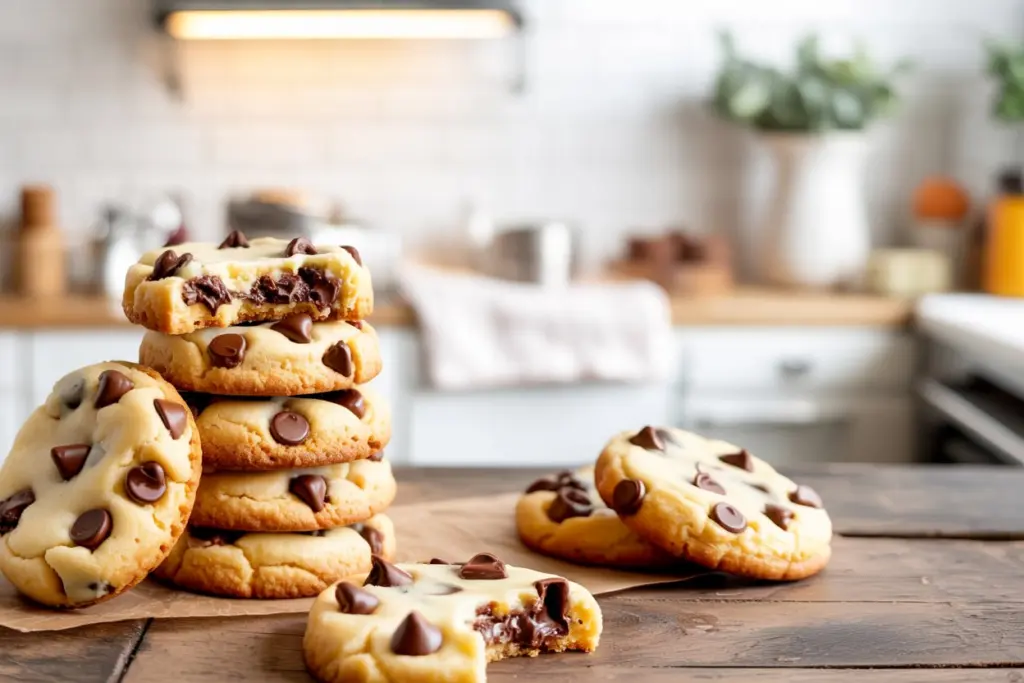 Chocolate Chip Cheesecake Cookies Bliss 3 cheesecake cookies