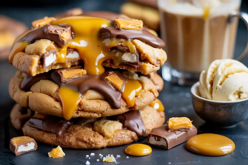 caramel crunch cookies
