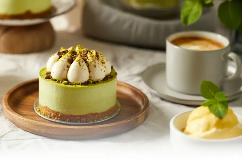 white chocolate cheesecake
