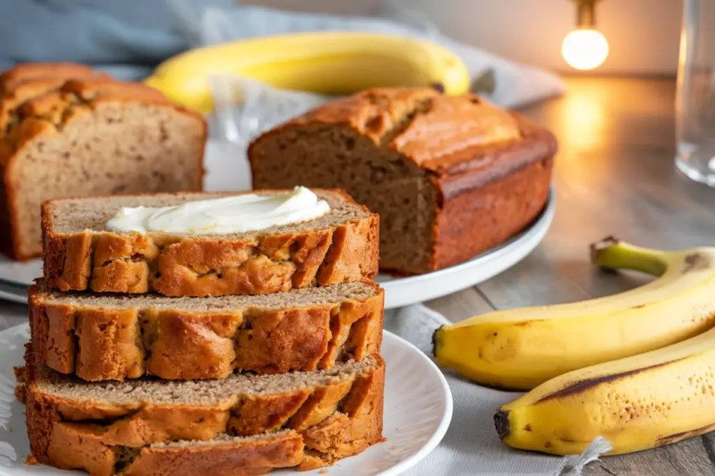 The Best Banana Bread 3 banana bread