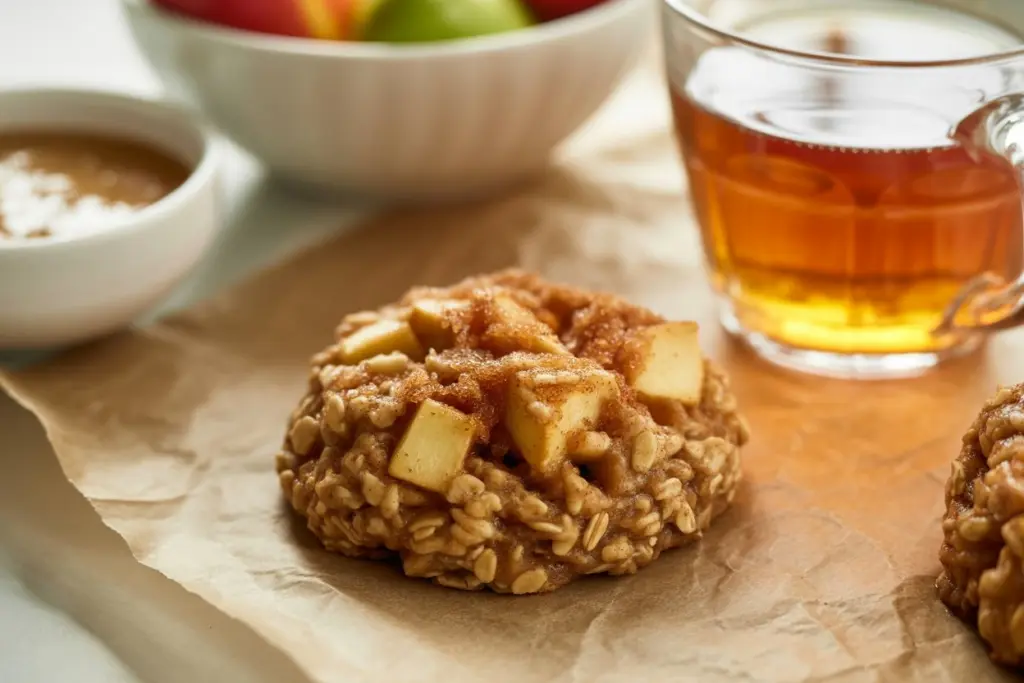 Apple Pie Oatmeal Cookies Recipe (Healthy & Easy!) 6 apple oatmeal cookies