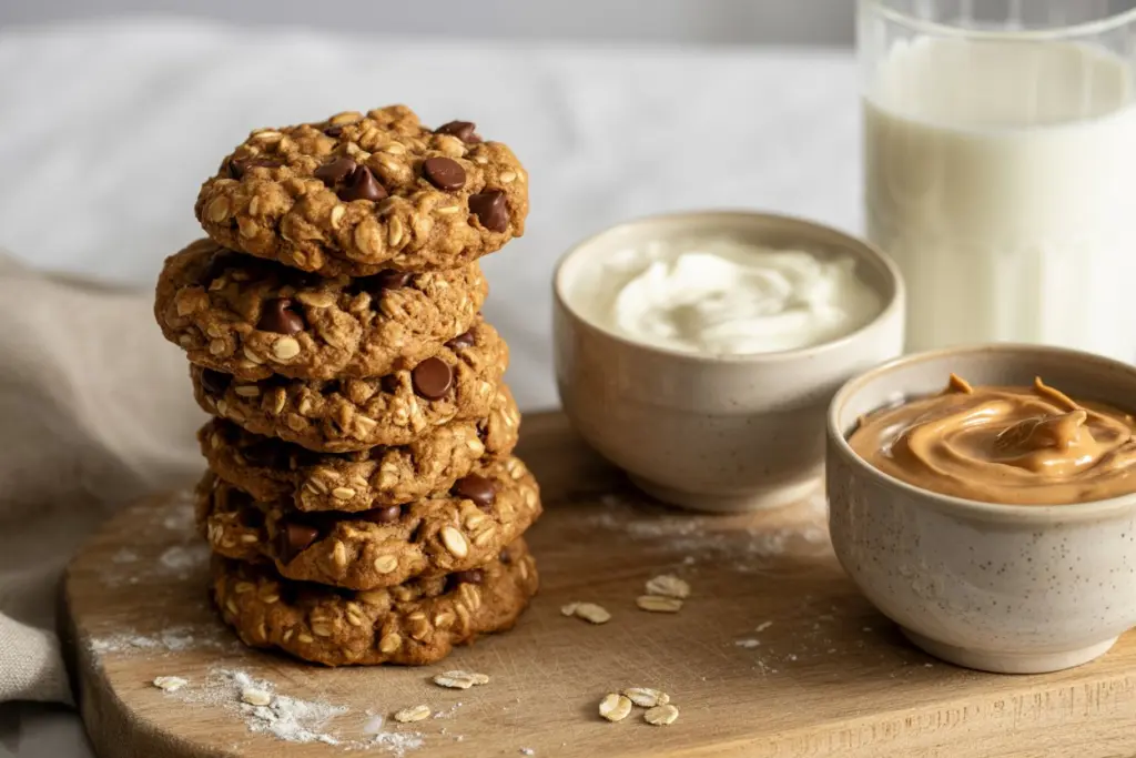 Chewy Banana Oat Breakfast Cookies 6 banana oat breakfast cookies