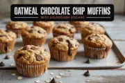 Sourdough Oatmeal Chocolate Chip Muffins