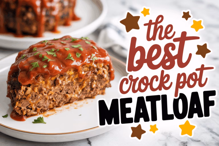 The Best Crock Pot Meatloaf Recipe (Juicy and Flavorful!)