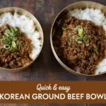 Sweet & Savory Korean Beef Over Steamed Rice