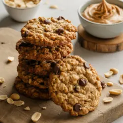 Chewy Banana Oat Breakfast Cookies