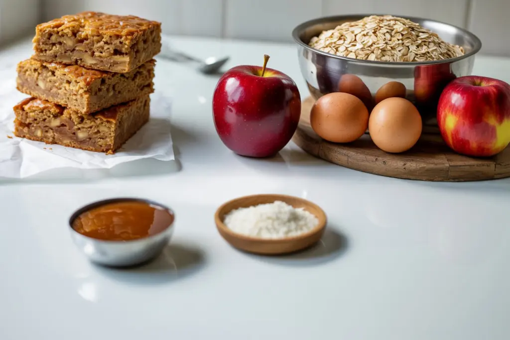 Nutritious Breakfast Apple Oat Cake 3 oat breakfast cake
