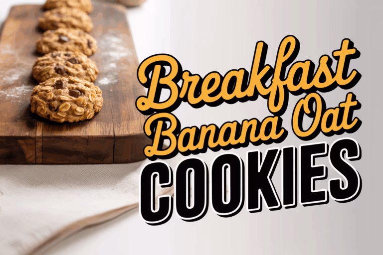 Chewy Banana Oat Breakfast Cookies: A Healthy, Sweet Start