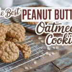 Chewy Peanut Butter Oatmeal Cookies