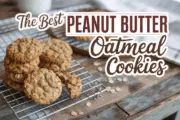 Chewy Peanut Butter Oatmeal Cookies