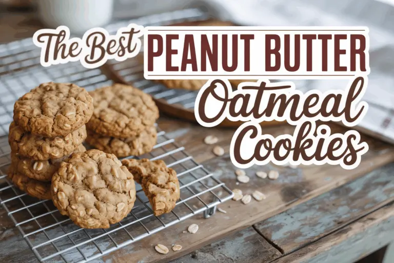 Chewy Peanut Butter Oatmeal Cookies 1 Chewy Peanut Butter Oatmeal Cookies: A Nutty, Wholesome Delight