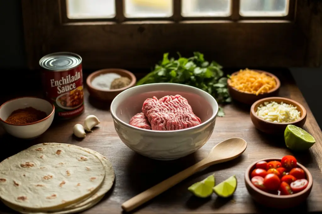 ground beef enchiladas
