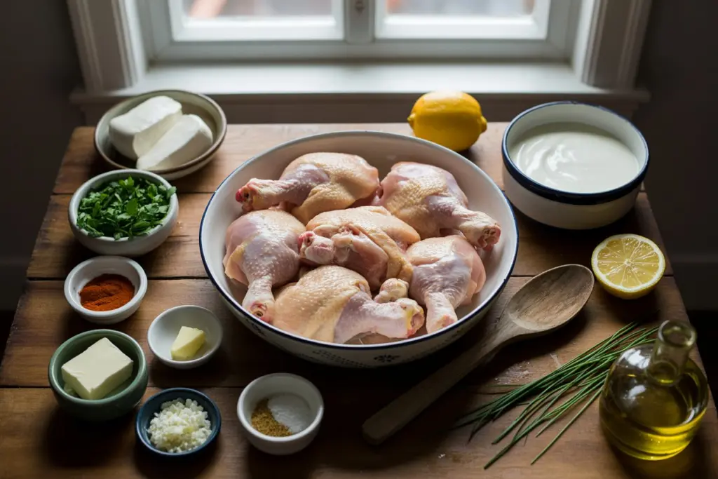 stuffed chicken thighs
