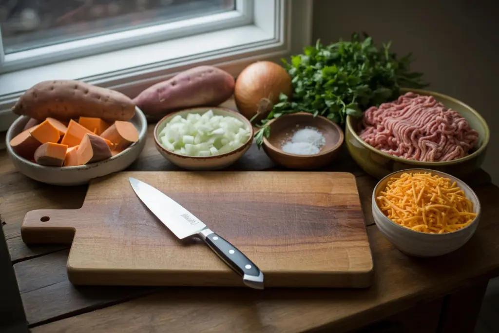 Hearty Ground Turkey and Sweet Potato Casserole 2 ground turkey and sweet potato casserole