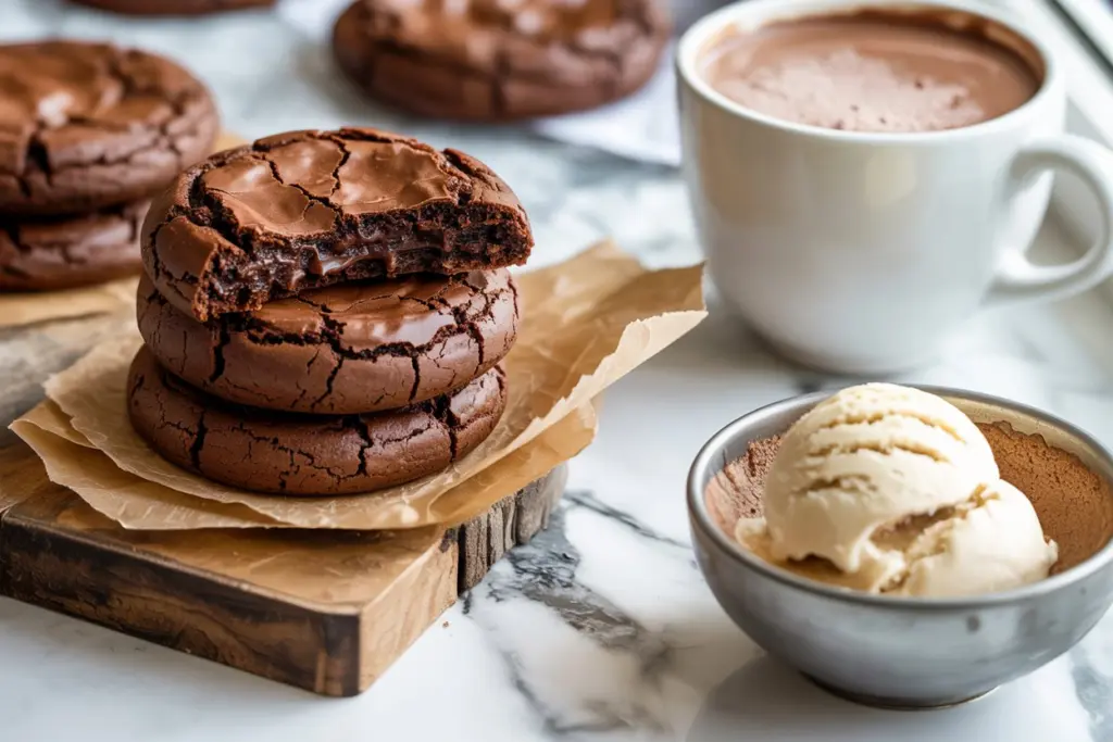 The Best Fudgy Brownie Cookies Recipe(Brookies) 4 brownie cookies recipe