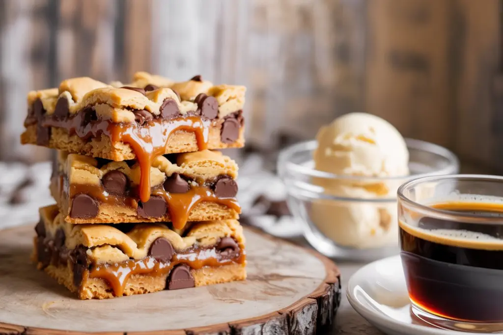 chocolate chip cookie bars
