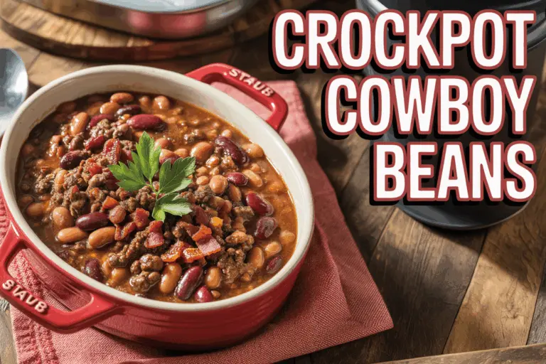 Best CrockPot Cowboy Beans Recipe (Set-and-Forget!)