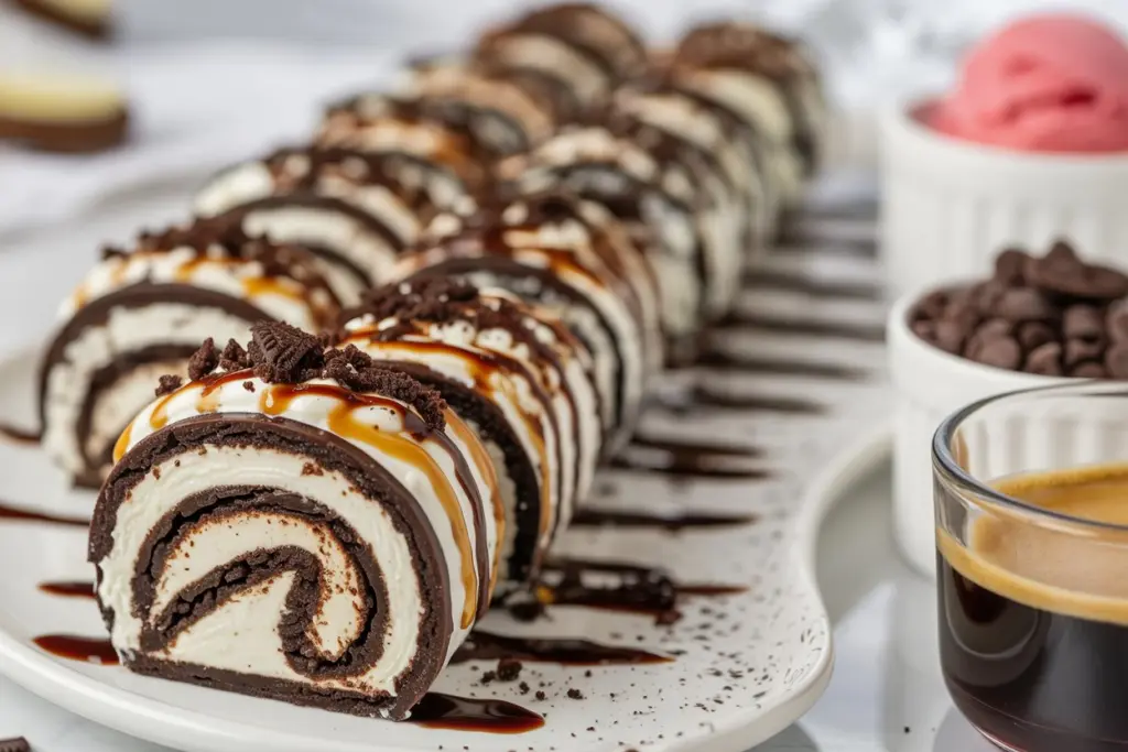 chocolate cheesecake roll
