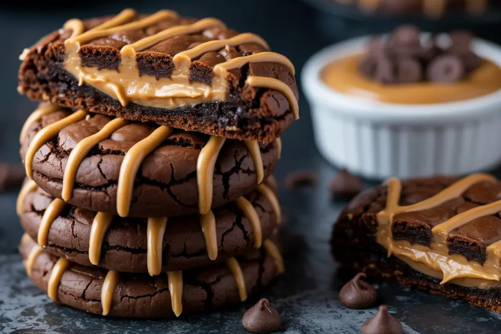 peanut butter stuffed cookies
