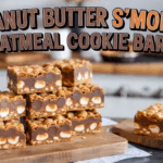 Peanut Butter S’mores Oatmeal Cookie Bars