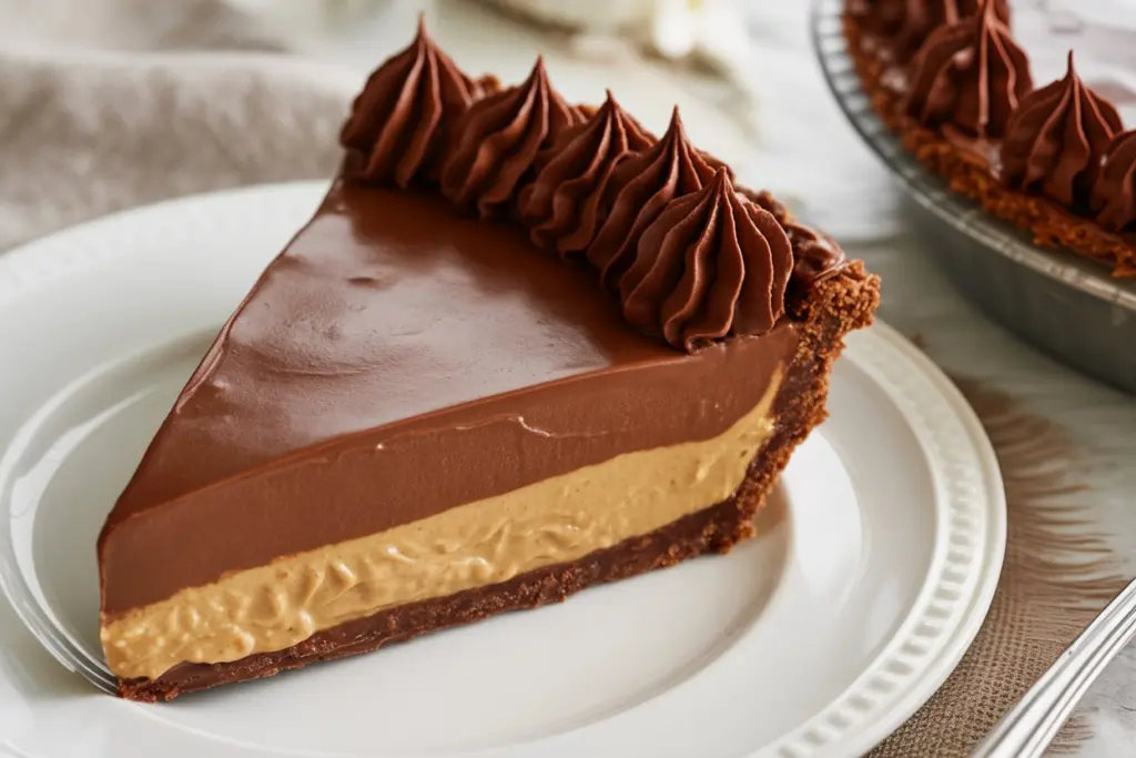 chocolate peanut butter pie
