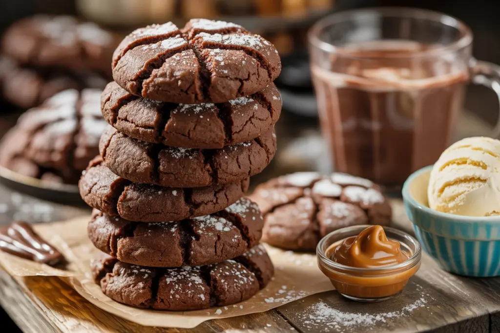 Chocolate Peanut Butter Cookies 4 chocolate peanut butter cookies