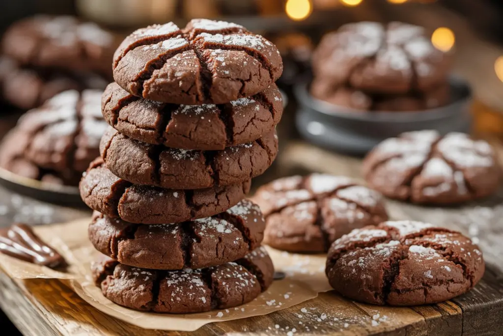 Chocolate Peanut Butter Cookies 3 peanut butter cookies
