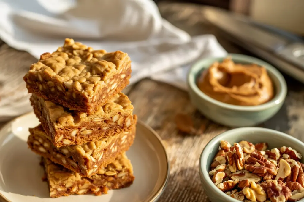 Peanut Butter Banana Oatmeal Bars 3 Peanut Butter Banana Oatmeal Bars