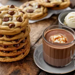 gooey chocolate chip cookie