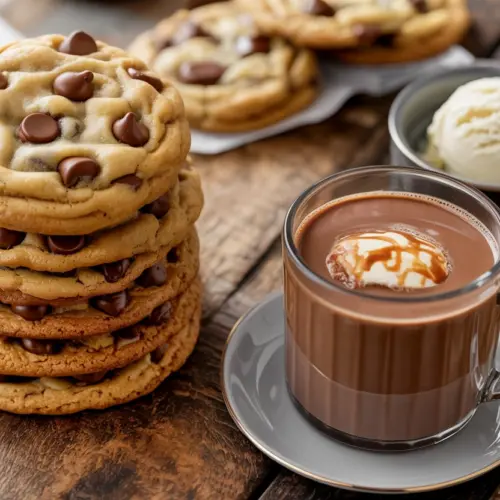 gooey chocolate chip cookie
