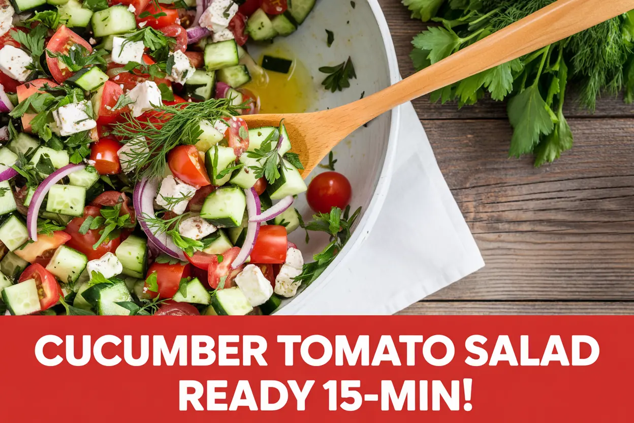 Fresh Cucumber Tomato Salad: A Crisp, Zesty Side