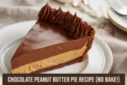 Chocolate Peanut Butter Pie Recip (No Bake!)