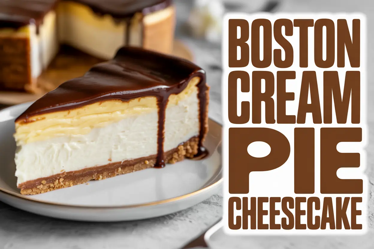 Boston Cream Pie Cheesecake – An Elegant Dessert Masterpiece