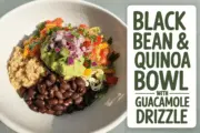 Tex-Mex Quinoa Bowl with Guacamole Drizzle – A Fresh, Healthy Lunch Idea