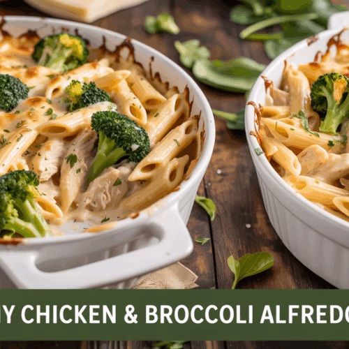 chicken and broccoli alfredo bake