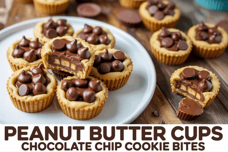 Peanut Butter Chocolate Chip Cookie Bites (Ready In 27 Min!)