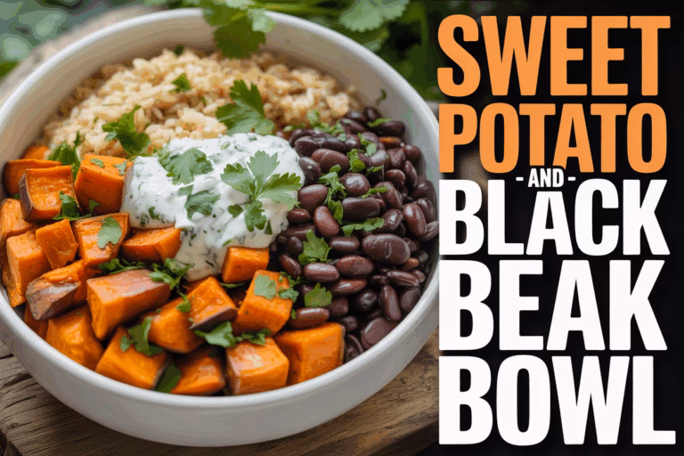 Vibrant Sweet Potato and Black Bean Bowl Recipe