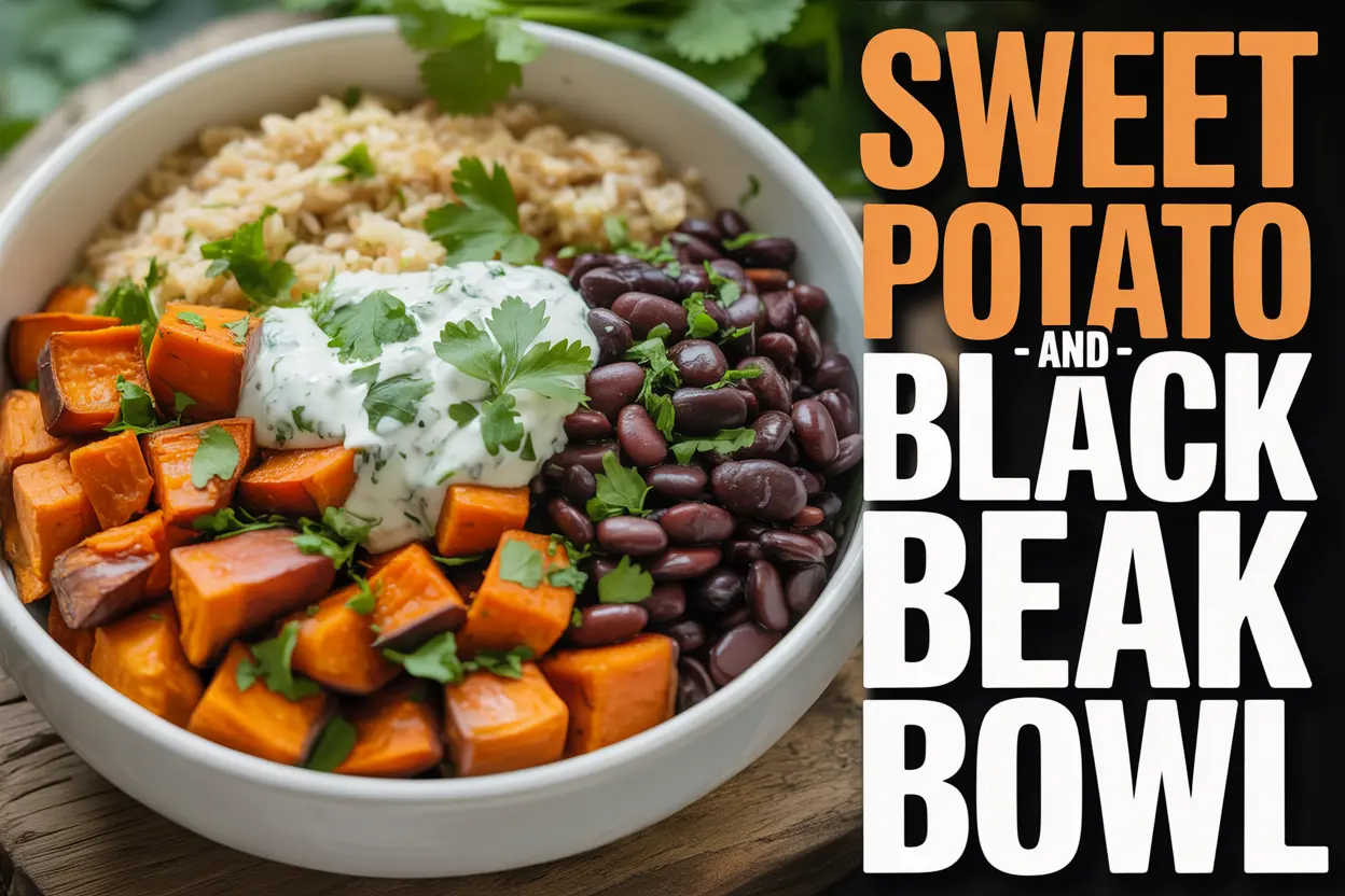 Vibrant Sweet Potato and Black Bean Bowl