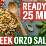 Fresh and Zesty Greek Orzo Salad Recipe