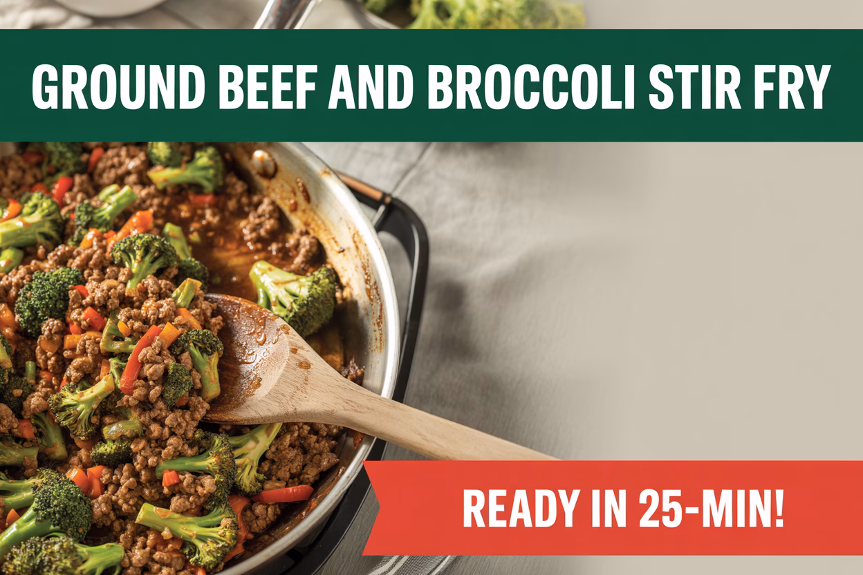 Savory Ground Beef and Broccoli Stir-Fry