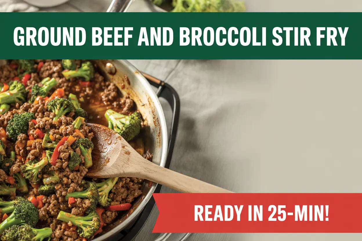 Savory Ground Beef and Broccoli Stir-Fry