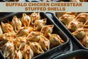 Buffalo Chicken Cheesesteak Stuffed Shells – Comfort Food With a Kick