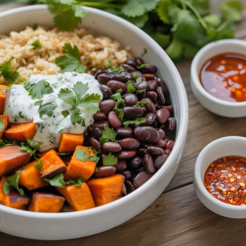 sweet potato and black bean bowl
