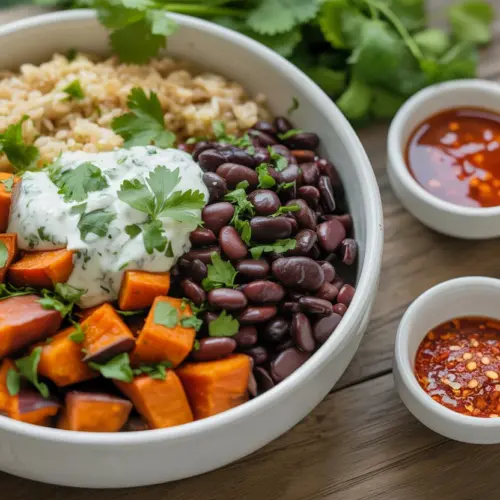 sweet potato and black bean bowl