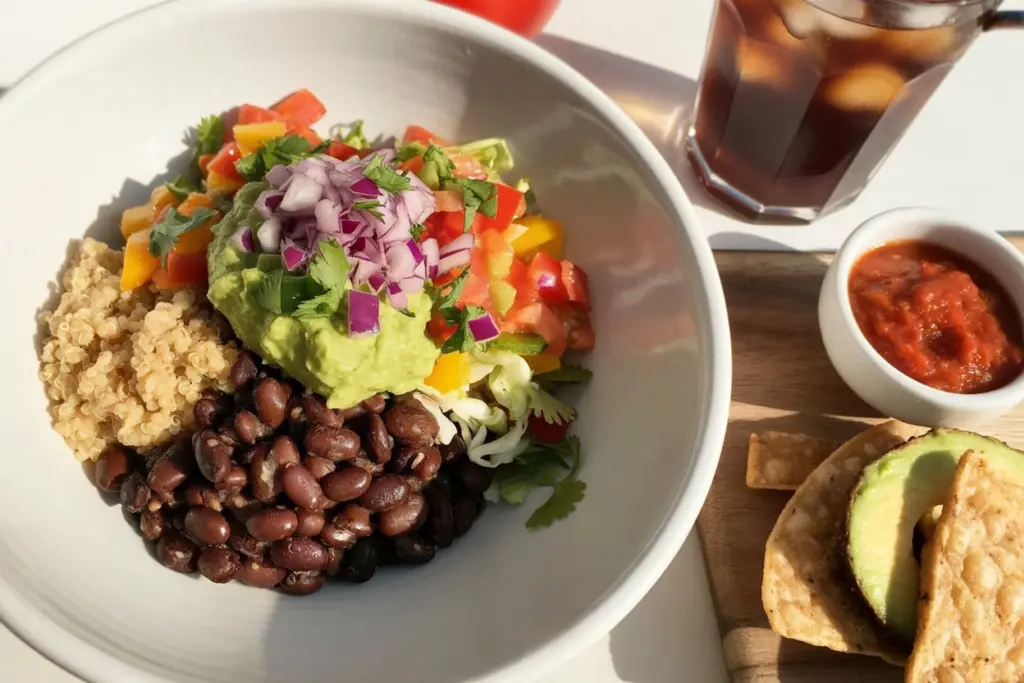 healthy quinoa bowl
