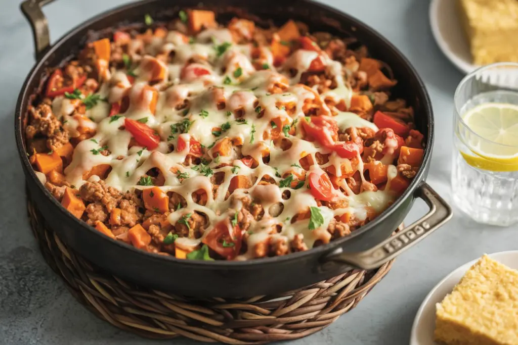 Hearty Ground Turkey and Sweet Potato Casserole 4 sweet potato casserole