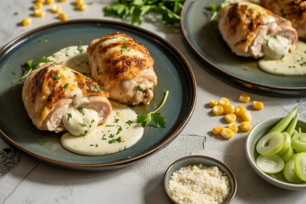 stuffed chicken
