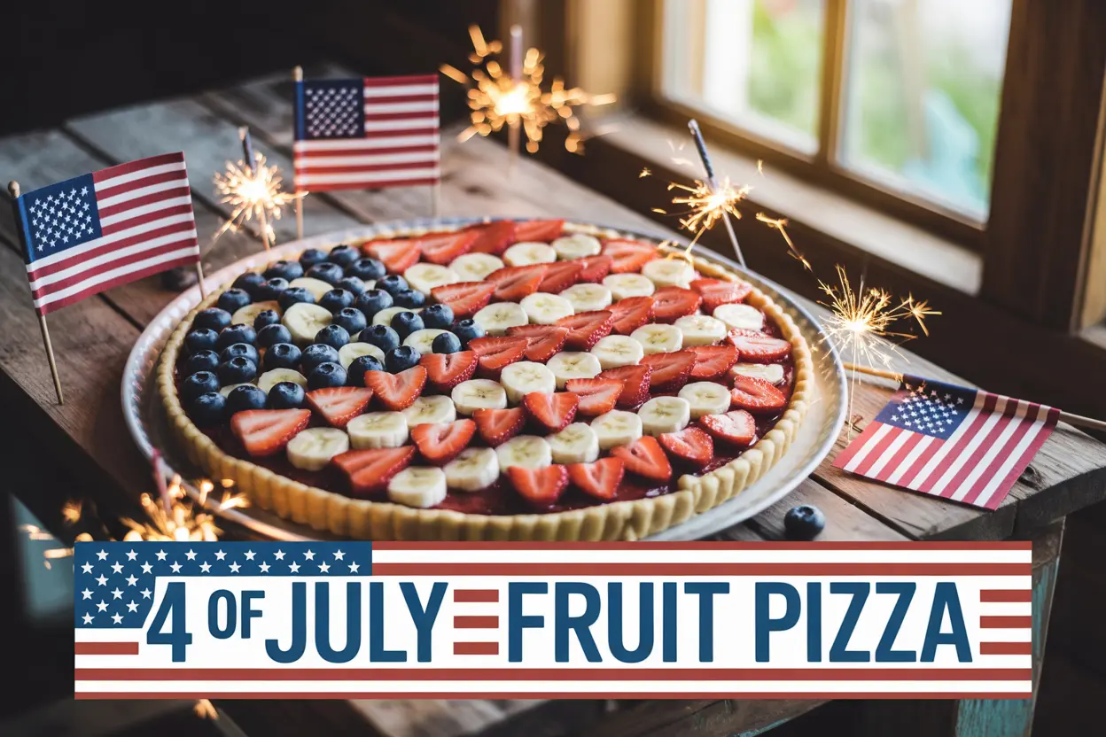 4th of July Fruit Pizza